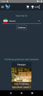 Persian Language Tests android App screenshot 23